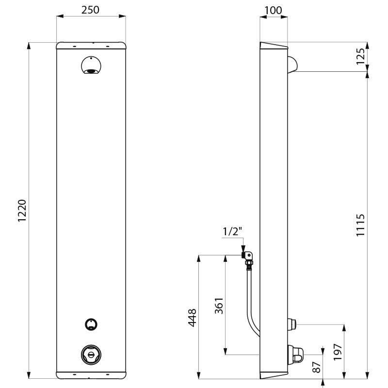 Delabie DU-Elem.SECURITHERM Therm. Edst. Anschl.verd. 30Sek.