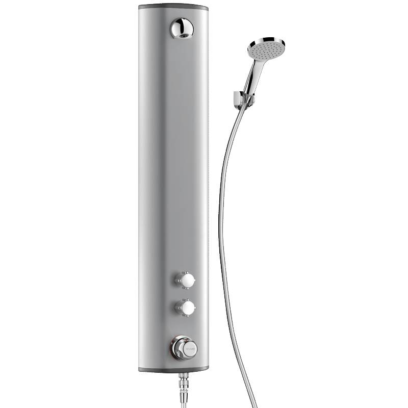 Delabie DU-Elem. SECURITH. Therm.,Alu,Anschluss ob.,Handbr.,Halterung