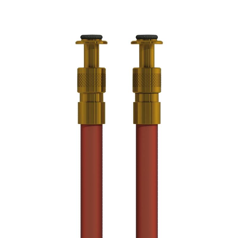 Delabie Kupferrohr unverchromt M10x1AG L385mm, 2 Stück