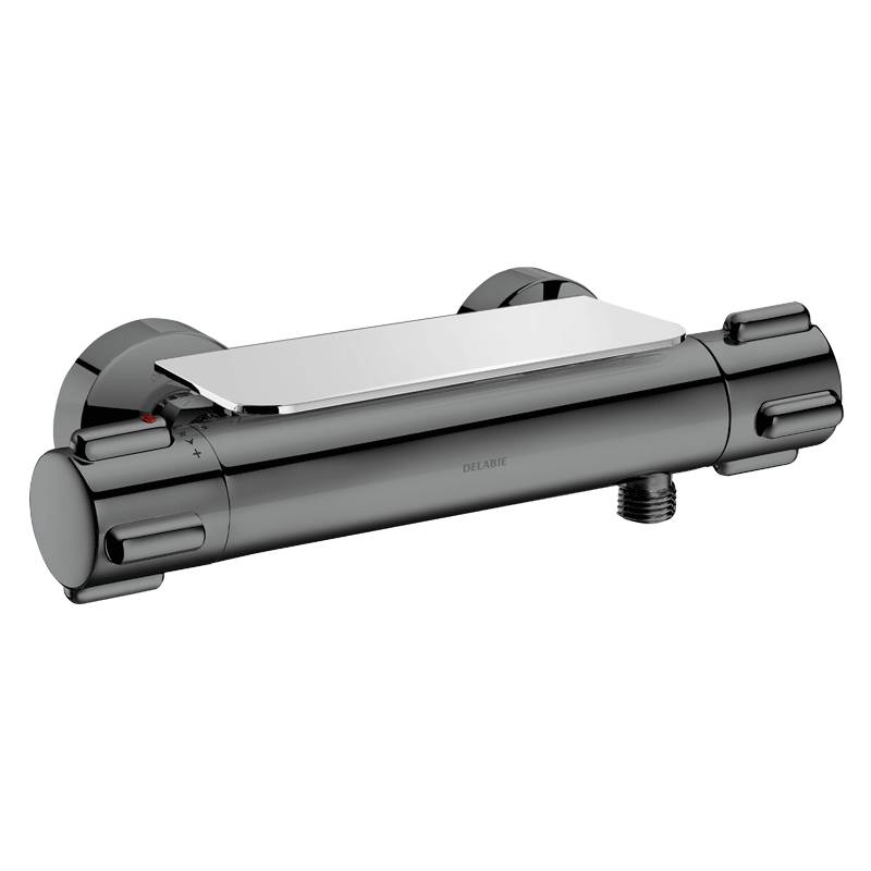 Delabie Ablage für Zweigriff-Thermostat-Brausearmaturen