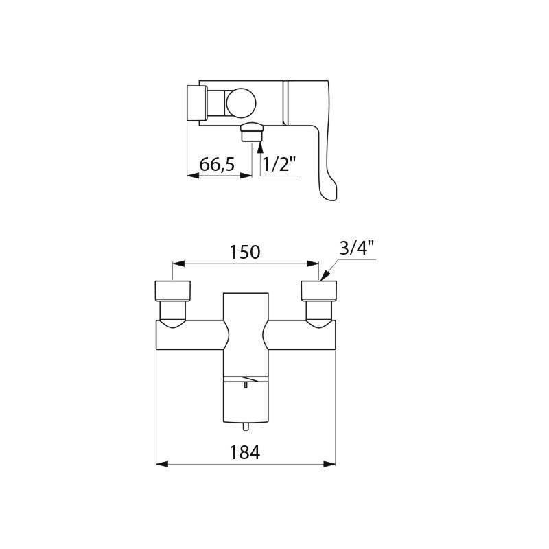 Delabie Br.-Therm.SECURITHERM sequentiell Securitouch,o. S-Anschlüsse