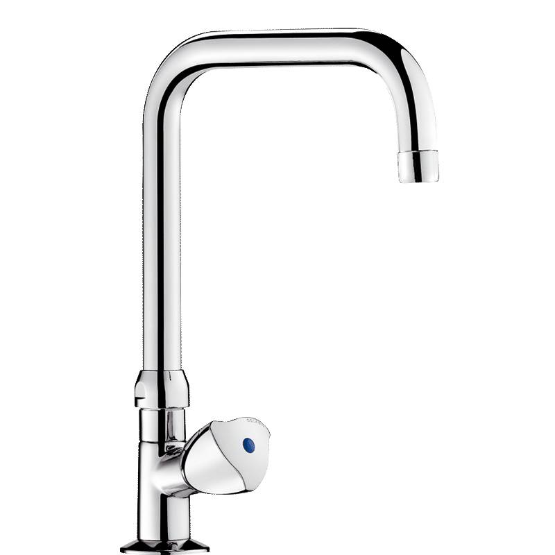 Delabie Stand Vent. G1/2B U-Auslauf H190 L150mm m.Oberteil LONG-LIFE