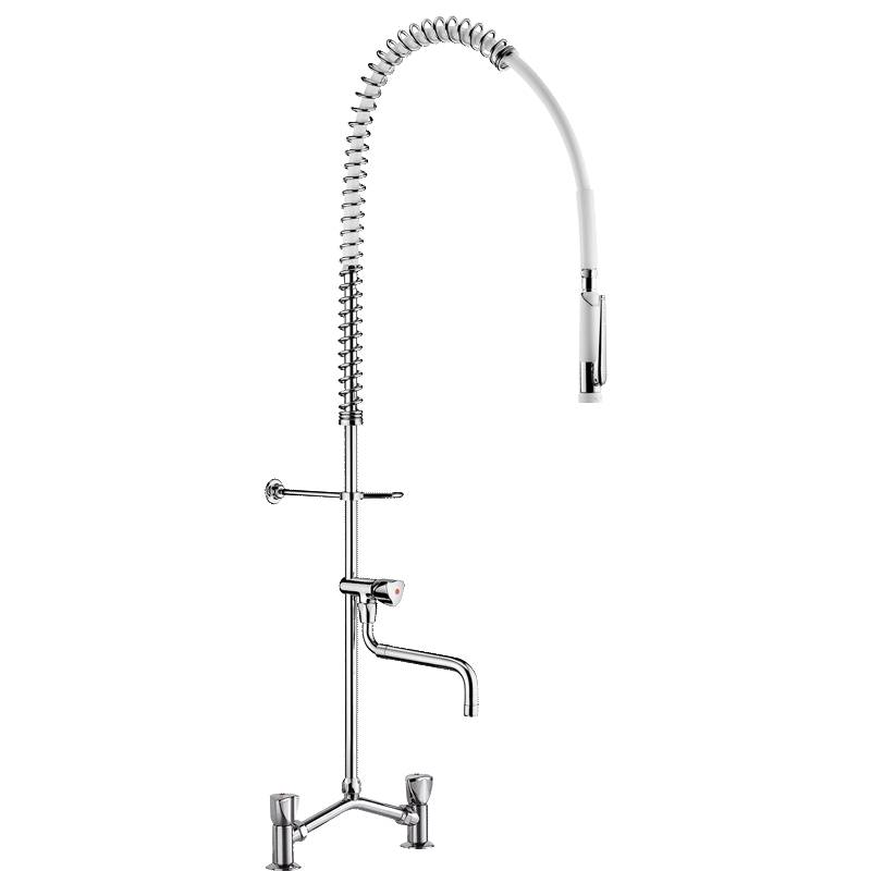 Delabie Geschirrspülbr. m. Mischer MA150,Handbr.433000+Auslaufvent.