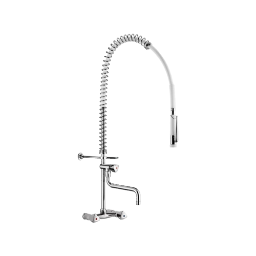 Delabie Geschirrspülbr. we m. Wandmischer+ Handbr. 433000+Auslaufvent. Delabie Geschirrspülbr. we m. Wandmischer+ Handbr. 433000+Auslaufvent.