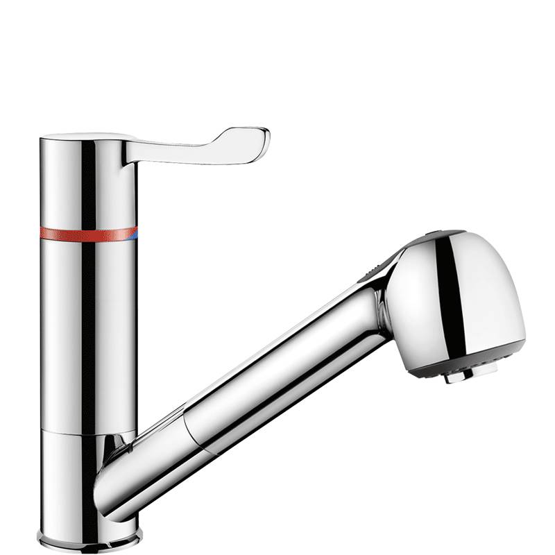 Delabie WT-Therm. SECURITHERM Schwenkausl. Auszugbr.,Bedienheb. kurz