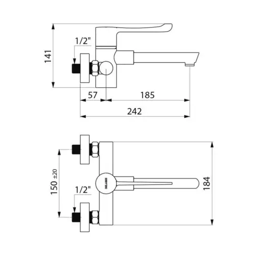 Delabie Therm. SECURITH. sequentiell, Einmalausl.BIOCLIP,Stdd.,MA150mm Delabie Therm. SECURITH. sequentiell, Einmalausl.BIOCLIP,Stdd.,MA150mm