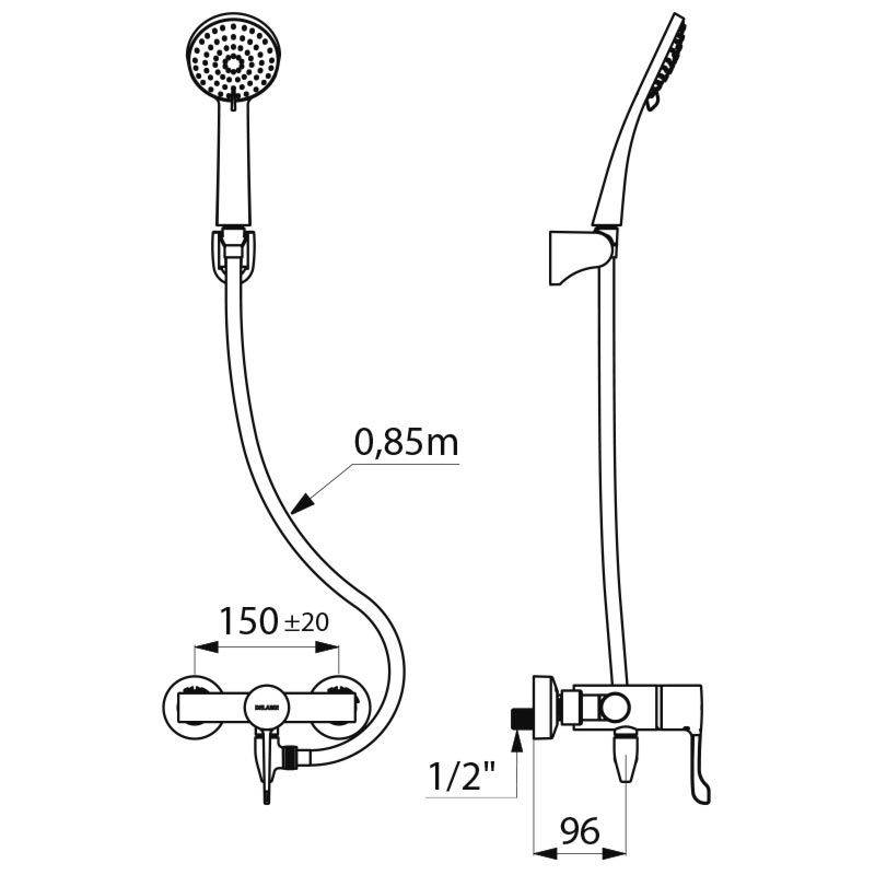 Delabie DU-Sys selbstentl, Br.-Therm. sequentiell H9630, STOP/CHECK