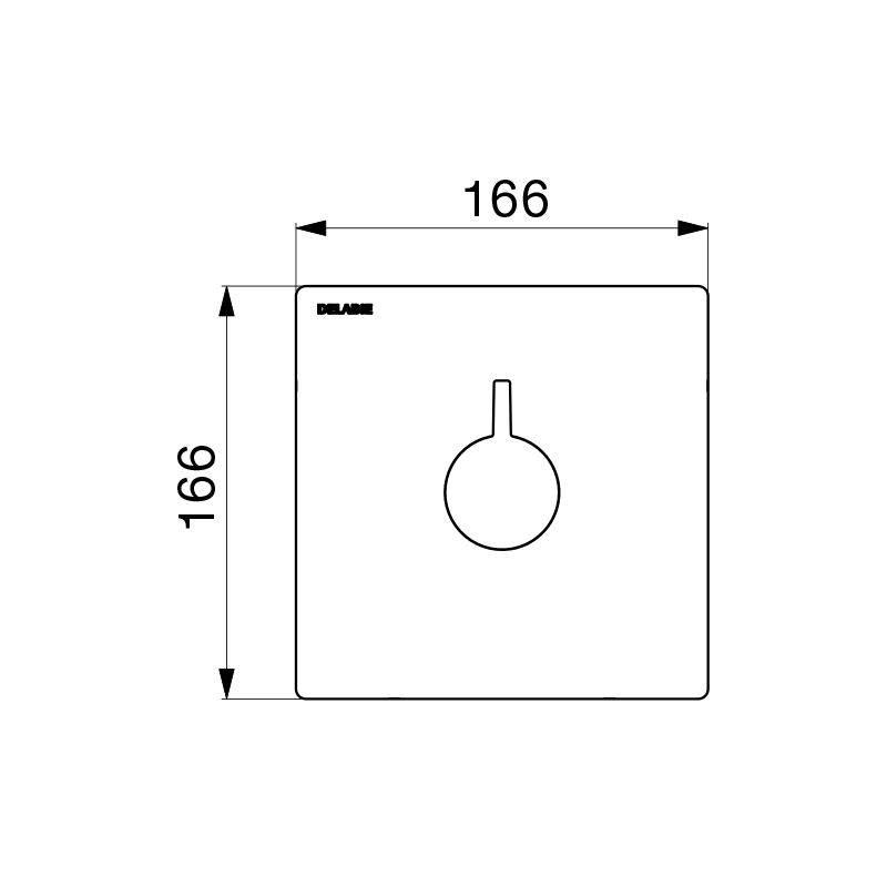 Delabie Brausearmatur SECURITH. sequent. UP dicht,Teil 2/2(+H96BOX)