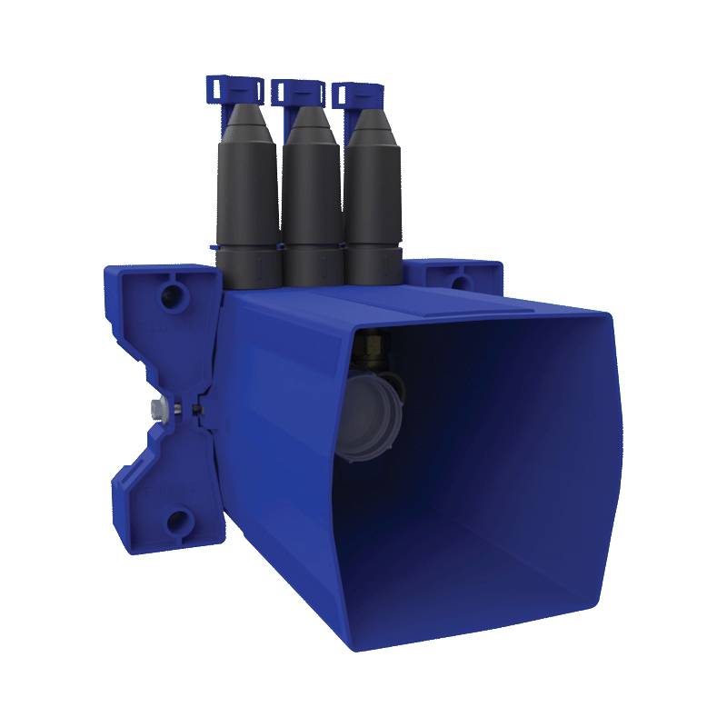 Delabie UP-Körper dicht f. Brausearmatur sequent. o.Umsteller-Teil1/2