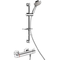 Delabie Duschsystem m. Brausethermostat Securitouch H9741,STOP/CHECK Delabie Duschsystem m. Brausethermostat Securitouch H9741,STOP/CHECK