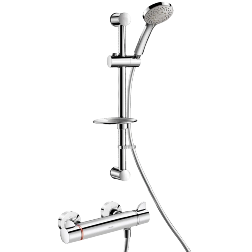 Delabie Duschsystem m. Brausethermostat Securitouch H9741,STOP/CHECK Delabie Duschsystem m. Brausethermostat Securitouch H9741,STOP/CHECK