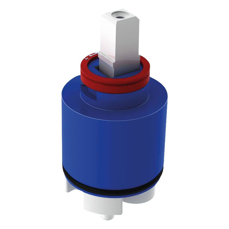 Delabie Keramikkartusche D40mm mit Sockel und Durchflussbegrenzer