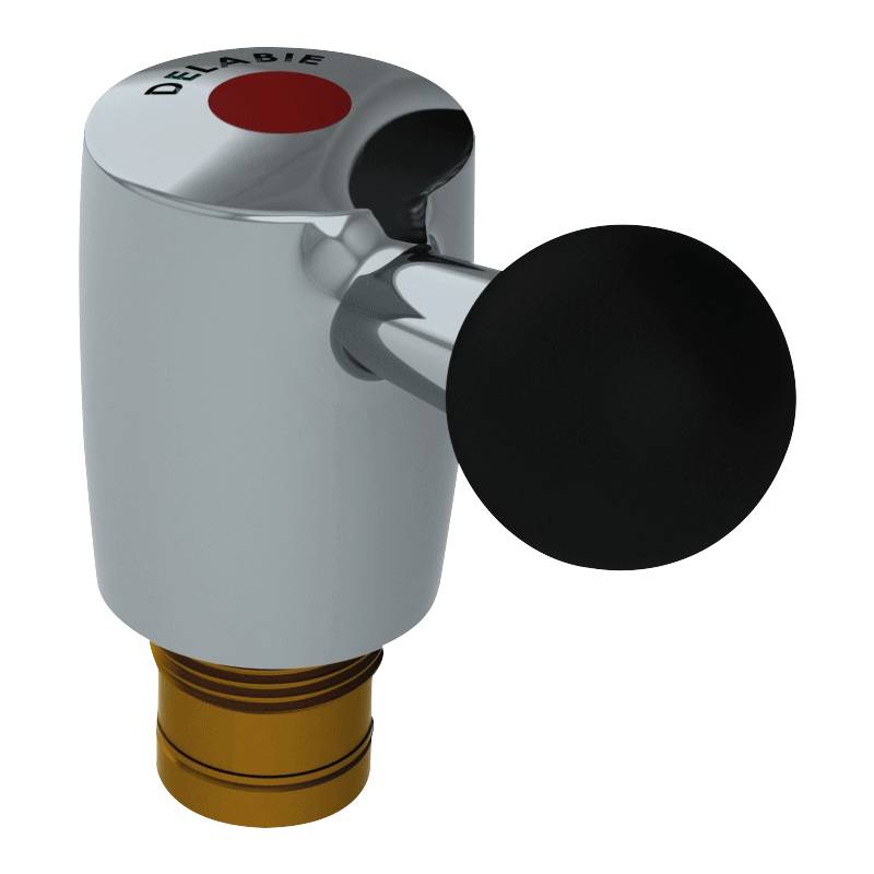 Delabie Oberteil komplett 1/4 Umdrehung TWW + Griff, links öffnend