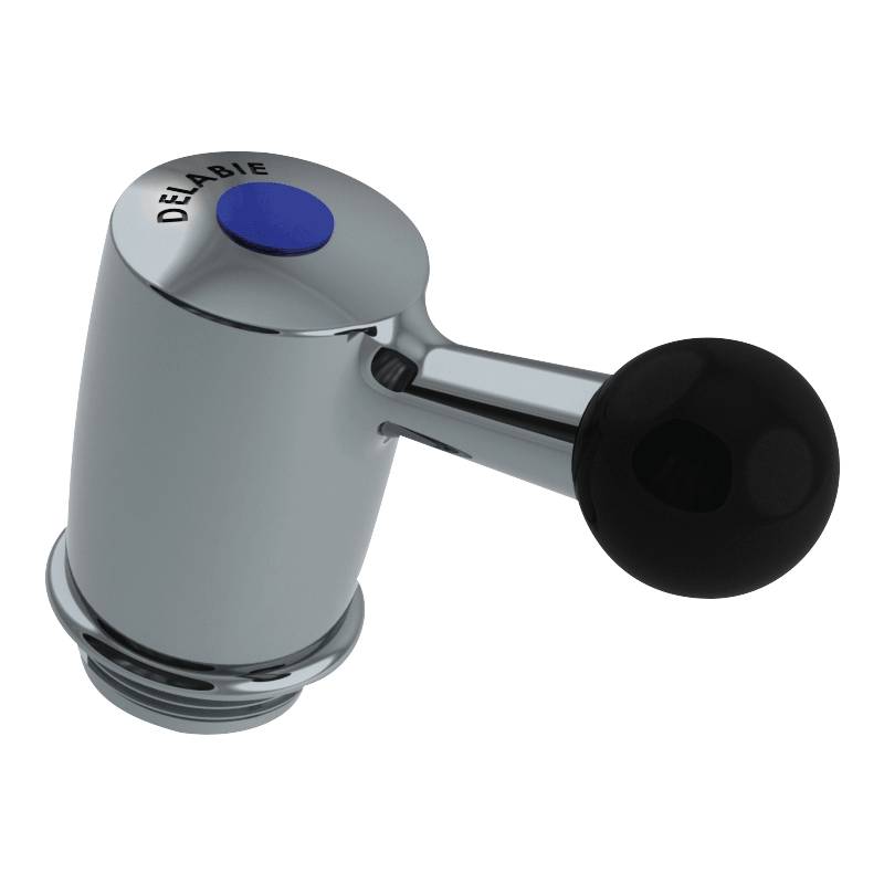 Delabie Oberteil komplett 1/2-Umdrehung TW + Griff, rechts öffnend