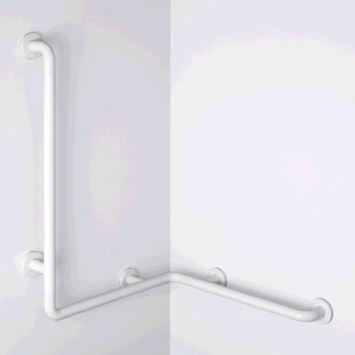 pba 01 Duschhandlauf, L BH 660x660x820, und Brausehalterstange, aus Nylon pba 01 Duschhandlauf, L BH 660x660x820, und Brausehalterstange, aus Nylon