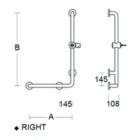 pba 01 Haltegriff R mit BH 480x1160mm, aus Nylon, für Einhängesitz geeignet pba 01 Haltegriff R mit BH 480x1160mm, aus Nylon, für Einhängesitz geeignet