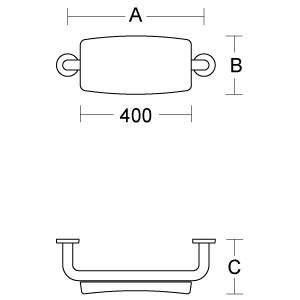 pba 01 Rückentütze 490-620x210x195mm aus Nylon
