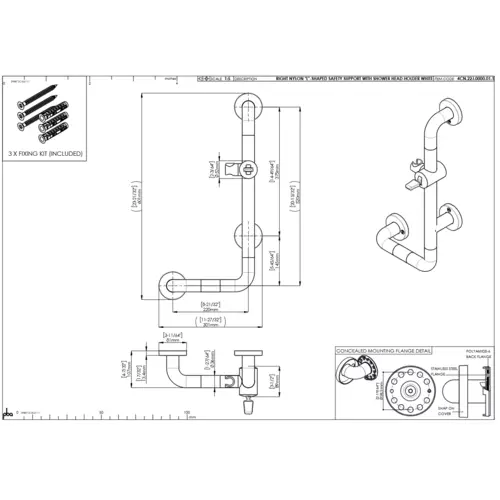 pba 01 Haltegriff mit BH R 220x520mm, L-Form, aus Nylon pba 01 Haltegriff mit BH R 220x520mm, L-Form, aus Nylon