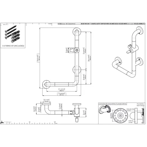 pba 01 Haltegriff mit BH R 300x520mm, L-Form, aus Nylon pba 01 Haltegriff mit BH R 300x520mm, L-Form, aus Nylon