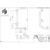 pba 01 Haltegriff mit BH L 500x750mm, L-Form, aus Nylon pba 01 Haltegriff mit BH L 500x750mm, L-Form, aus Nylon