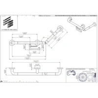 pba 01 Winkelgriff R mit PRH 500x300mm, aus Nylon pba 01 Winkelgriff R mit PRH 500x300mm, aus Nylon