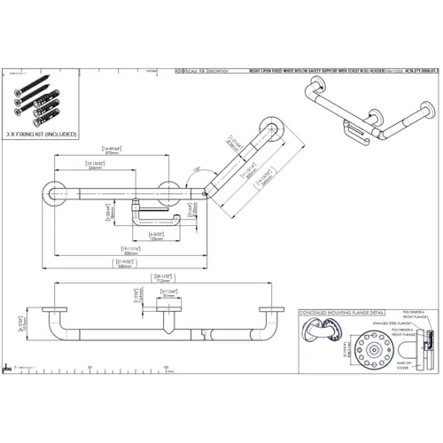 pba 01 Winkelgriff R mit PRH 500x300mm, aus Nylon pba 01 Winkelgriff R mit PRH 500x300mm, aus Nylon