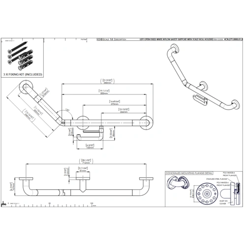 pba 01 Winkelgriff L mit PRH 500x300mm, aus Nylon pba 01 Winkelgriff L mit PRH 500x300mm, aus Nylon