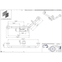 pba 01 Winkelgriff, R fest 500x300mm, feststehend, rechts, aus Nylon, mit PRH pba 01 Winkelgriff, R fest 500x300mm, feststehend, rechts, aus Nylon, mit PRH