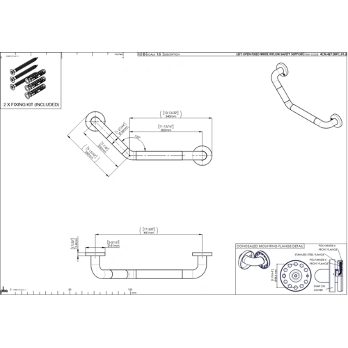 pba 01 Winkelgriff, L 300x200mm, links, aus Nylon, feststehend pba 01 Winkelgriff, L 300x200mm, links, aus Nylon, feststehend