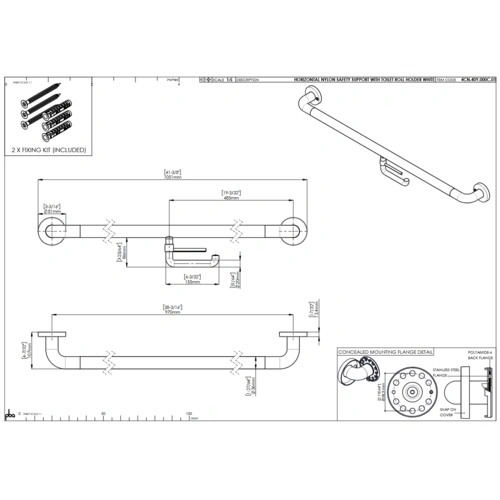 pba 01 Haltegriff mit PRH 970mm aus Nylon pba 01 Haltegriff mit PRH 970mm aus Nylon