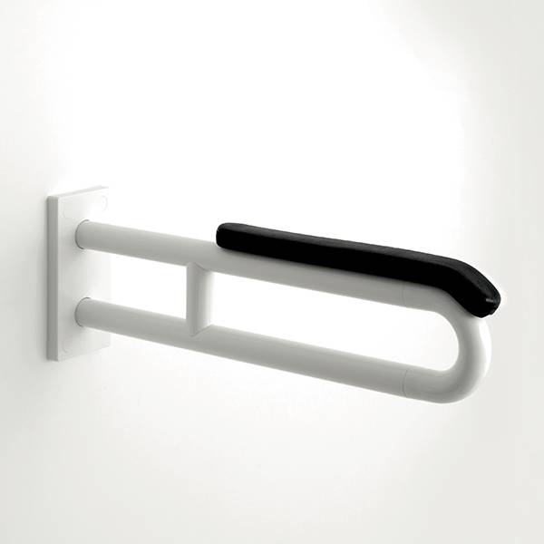 pba 01 Wandstützgriff, fest, 700mm mit Armpolster, aus Nylon