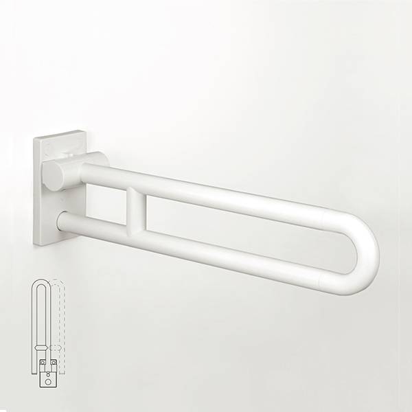 pba 01 Stützklappgriff drehbar,PRH 850mm aus Nylon