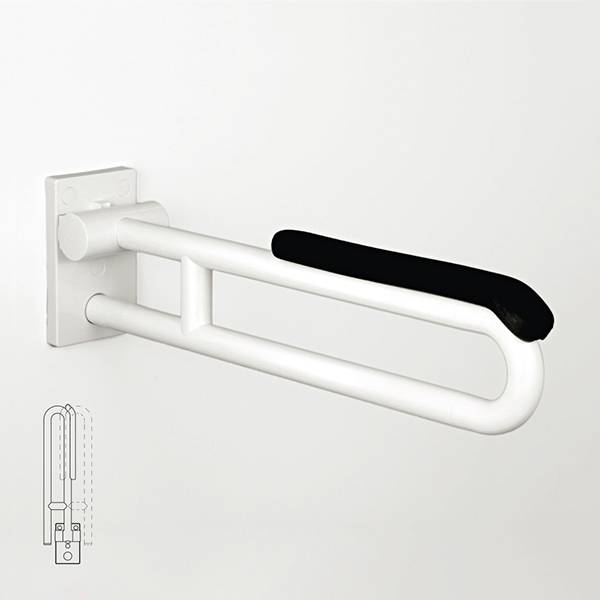 pba 01 Stützklappgriff,dreh,Polster 700 aus Nylon