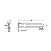 pba 01 Klappgriff E-Taster,PRH 600mm aus Nylon pba 01 Klappgriff E-Taster,PRH 600mm aus Nylon