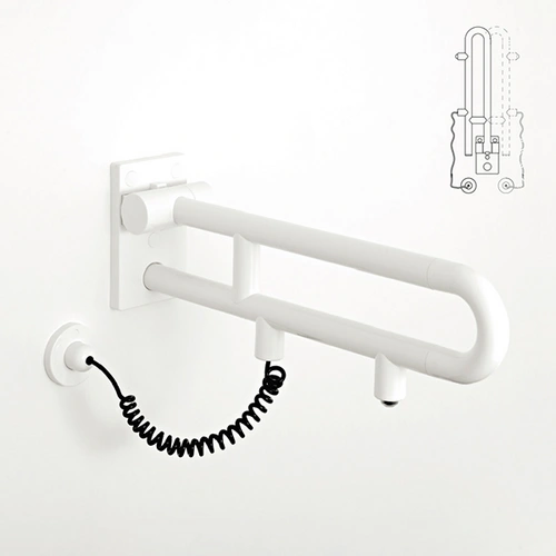 pba 01 Klappgriff drehbar,PRH 700mm mit E- taster aus Nylon pba 01 Klappgriff drehbar,PRH 700mm mit E- taster aus Nylon