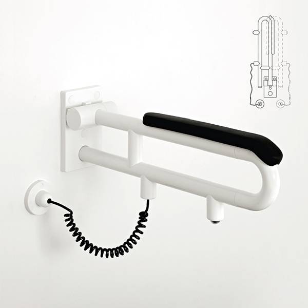 pba 01 Klappgriff dreh,polster,PRH 850 mit E- taster aus Nylon