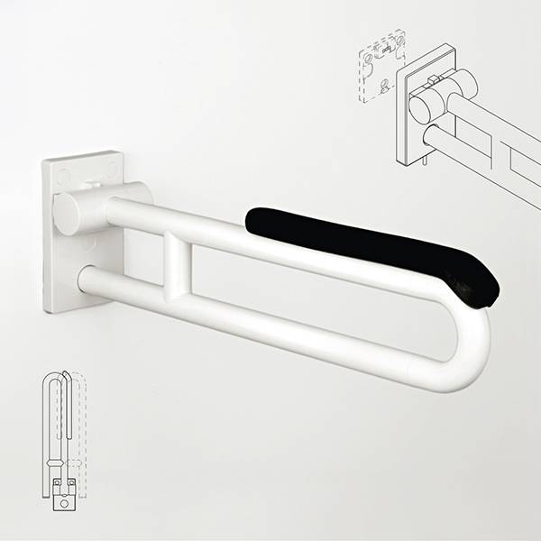 pba 01 Klappgriff ab-drehbar,Polster 705 aus Nylon