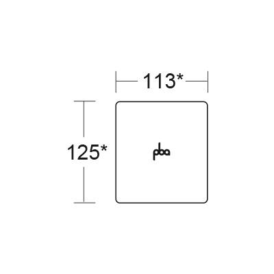 pba 01 Abdeckung aus Nylon 113x125mm