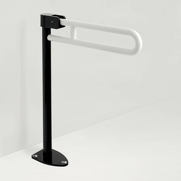 pba 01 Stützklappgriff, PRH 715mm aus Nylon für Bodenmontage