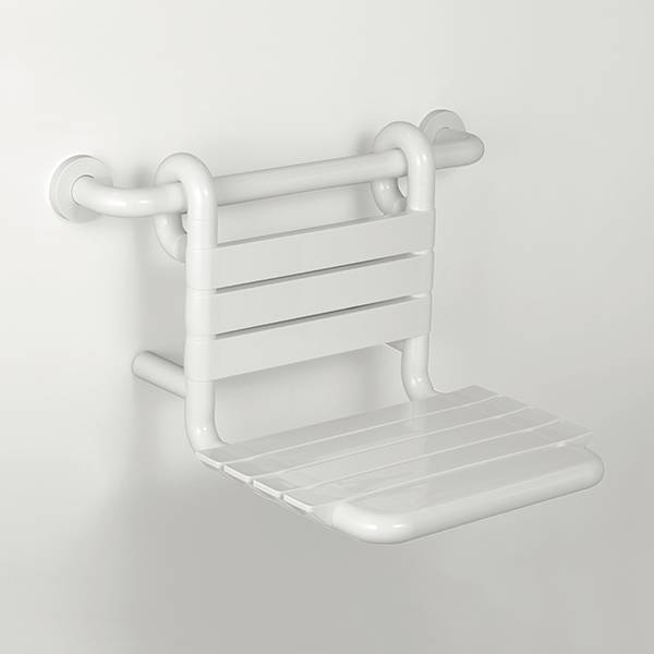pba 01 Duschsitz, 445x485x440mm einhängbar breiter Sitzfläche, aus Ny