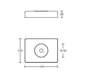 pba 01 Hygienebeutelspender aus Nylon, 145x105mm