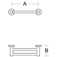 pba 01 Handtuchhalter 464x145mm aus Nylon pba 01 Handtuchhalter 464x145mm aus Nylon