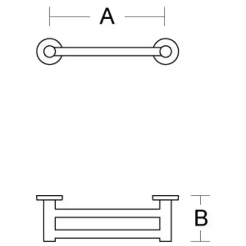 pba 01 Handtuchhalter 464x145mm aus Nylon pba 01 Handtuchhalter 464x145mm aus Nylon