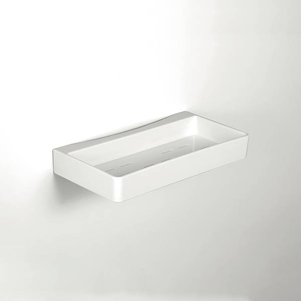 pba 01 Ablageschale zur Wandmontage, abnehmbar, aus Nylon, 250x130mm