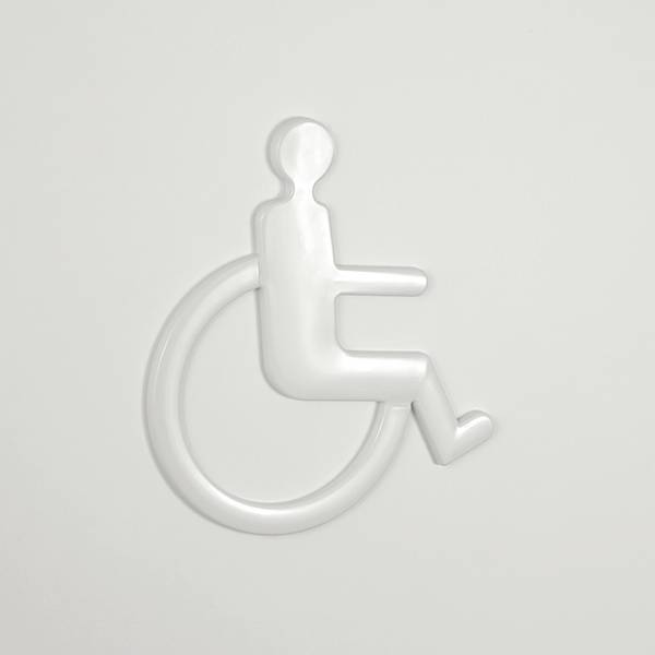 pba 01 Symbol Rollstuhlfahrer aus Nylon 155x145mm