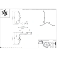 pba 01 Handlauf AS 760x760x1160mm, links, aus Nylon, mit Brausehalter pba 01 Handlauf AS 760x760x1160mm, links, aus Nylon, mit Brausehalter