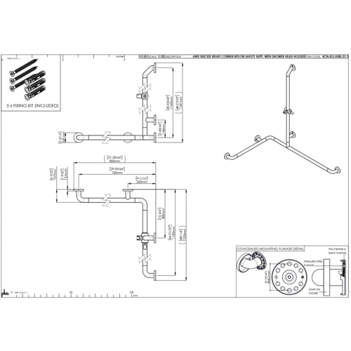 pba 01 Handlauf AS 760x1185x1160mm, rechts, aus Nylon, 760x1185x1160mm pba 01 Handlauf AS 760x1185x1160mm, rechts, aus Nylon, 760x1185x1160mm