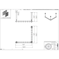 pba 01 Duschvorhangstange AS 800X800X440 aus Nylon pba 01 Duschvorhangstange AS 800X800X440 aus Nylon