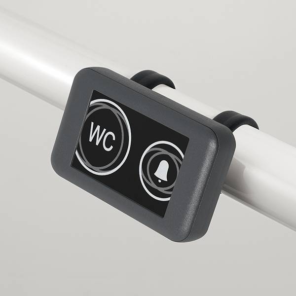 pba WC- Spülauslösung Funks. 868,4 MHZ 2 Funktionen, 108x68x22mm