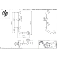 pba A1 Haltegriff mit BH L 220x520mm, L-Form, aus Nylon pba A1 Haltegriff mit BH L 220x520mm, L-Form, aus Nylon